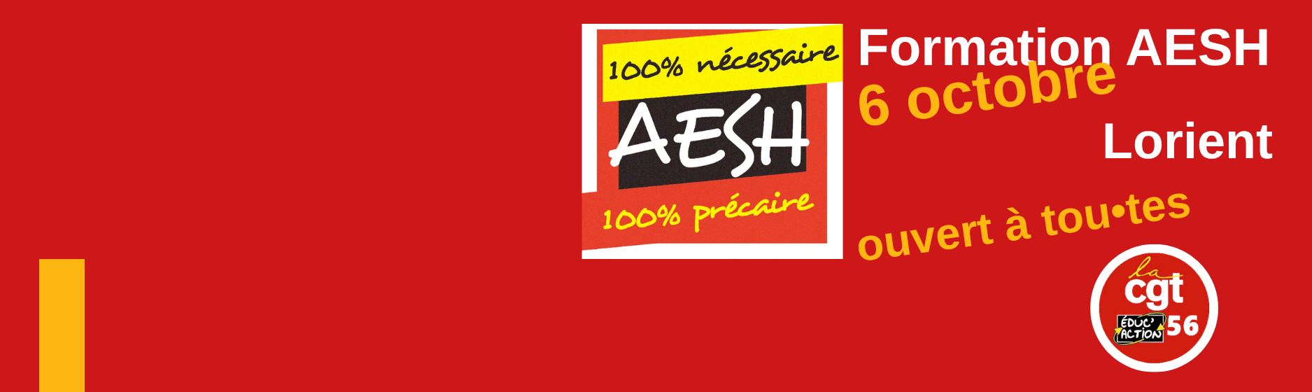 Formation AESH ouverte à tou•tes du 6 octobre 2026 à Lorient